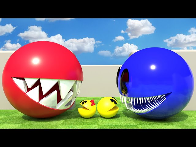 Pacman Vs Blue Metal Monster Pac