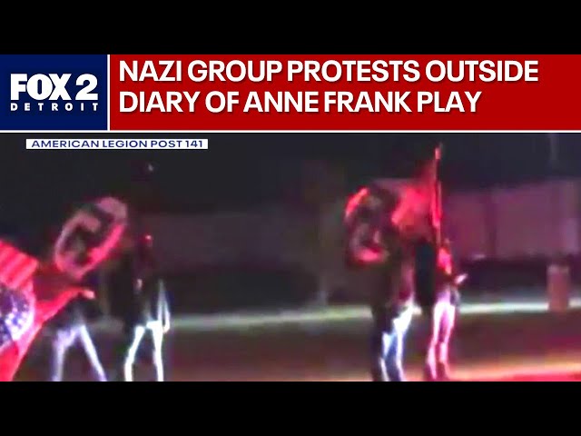 Howell Nazi demonstration held outside theater production of 'The Diary of Anne Frank'