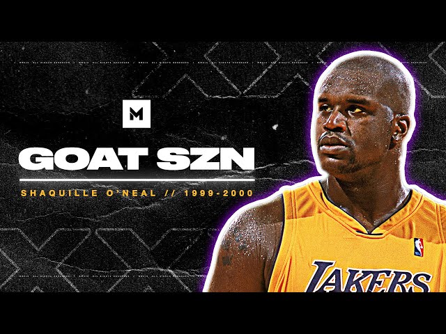 Shaquille O'Neal 99-00 Season Highlights - Most Dominant Ever! | GOAT SZN