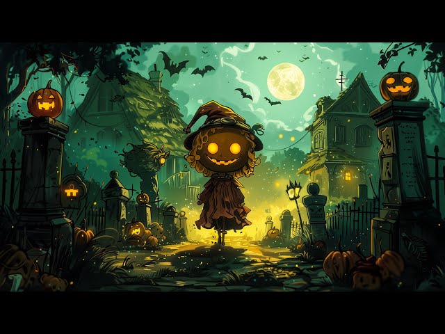 Halloween Nightmares Spooky Haunted Town Ambience 🎃 Halloween Music Playlist For Relax