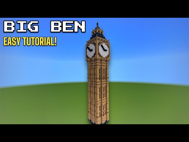 Minecraft Tutorial: How To Build Big Ben