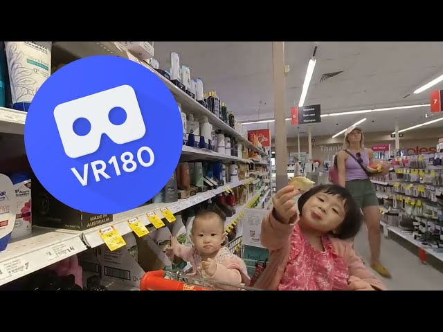 [VR180 VR 3D] Port Douglas Supermarket Trolley | Meta Oculus Pico Family Metaverse Virtual Reality