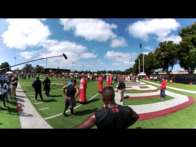 Experience Stanford Pro Day in 360 degrees