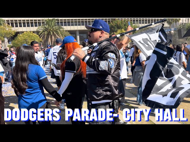 Inside THE DODGERS PARADE with Hood Stocks #losangeles