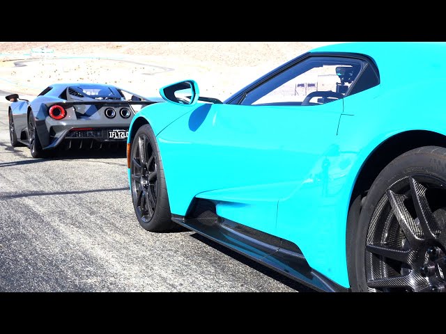 New Vs. Newer Ford GT Drag Race