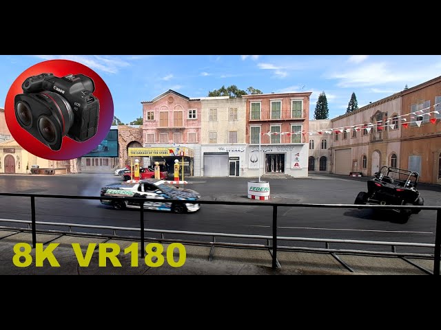 8K VR180 HOLLYWOOD STUNT DRIVER 2 Part 2: Sunday drive in the country in 3D (Travel/Lego/ASMR/Music)