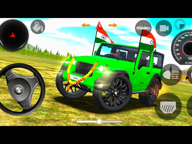 Dollar (Song) Modified 😈 Mahindra yellow Thar || Indian Car Simulator 3D || Car Game 3D @PIKIRAPYT