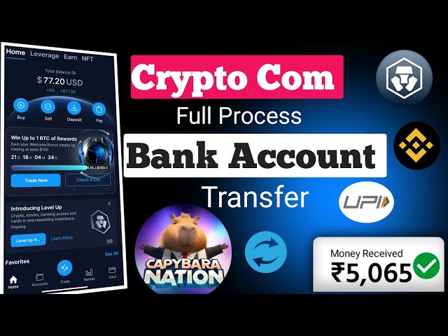 Crypto Com to Transfer Bank Account | Crypto com withdrawal to bank | crypto com Withdrawal