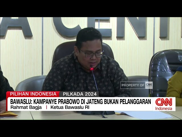 Bawaslu: Kampanye Prabowo Di Jateng Bukan Pelanggaran