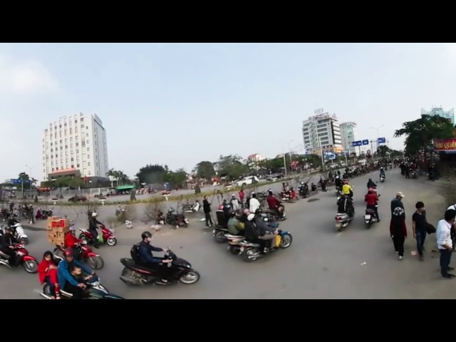 Video 360 độ: Chợ hoa Tết 2017 Hải Phòng