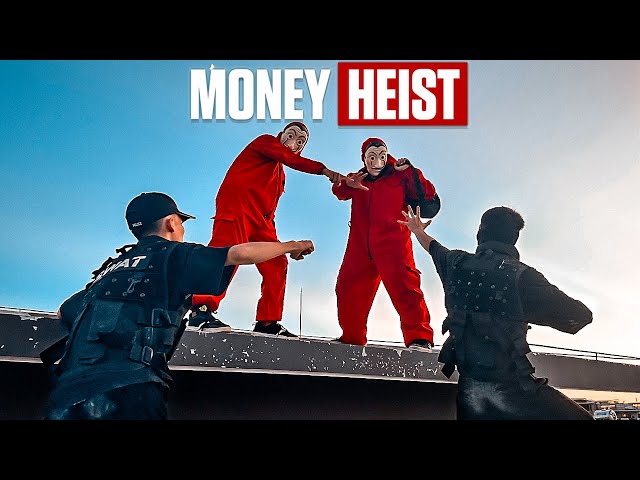 MONEY HEIST vs POLICE in REAL LIFE ll THE INCEPTION 3.0 ll (Epic Parkour Pov Chase)