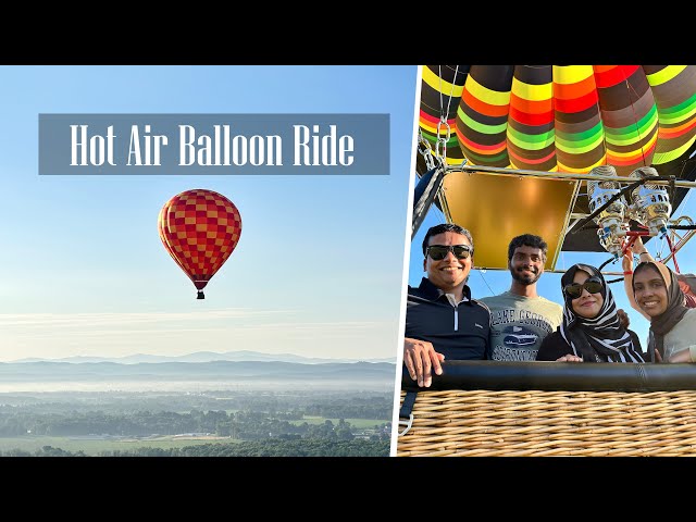 Hot Air Balloon Ride Upstate NY || Sunkiss Ballooning NY || Lake George Travel Vlog - RKC