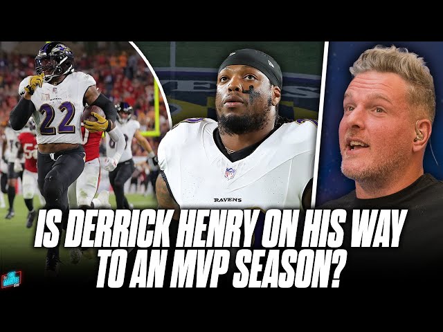 Is Derrick Henry In Contention To Win NFL MVP After Unlocking Ravens Offense? | Pat McAfee Show