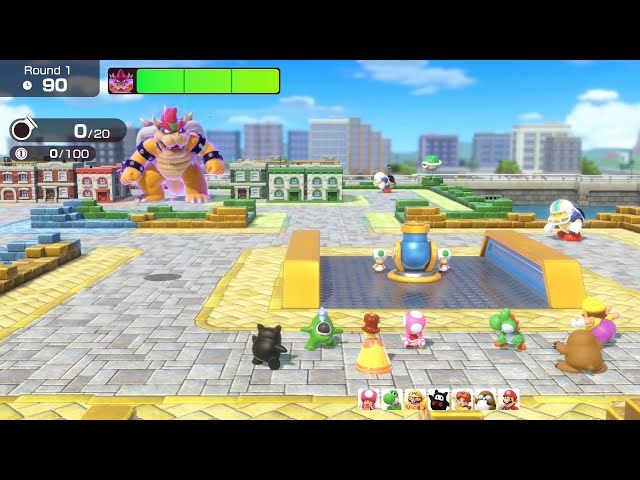 Super Mario Party Jamboree // Bowser Kaboom Squad (Chargin' Chucks - Spike) - Walkthrough