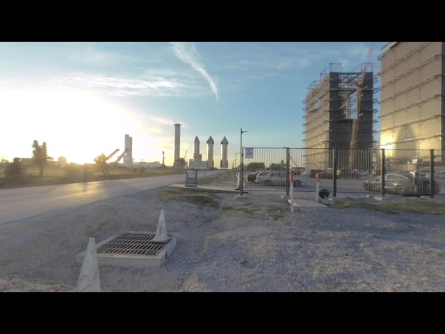 SpaceX Starbase Sunset - VR180 - 4/8/2022