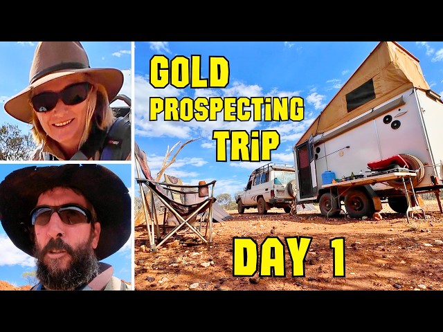 Gold Prospecting Trip into Outback Australia: Metal Detecting for Gold Nuggets!