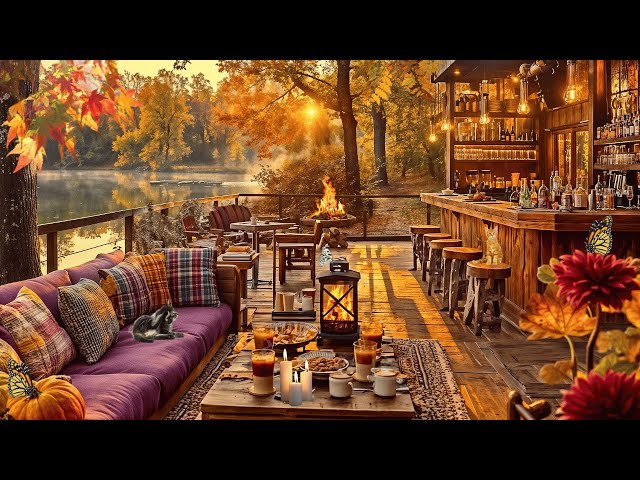 Autumn Comfort by the Lake: Bossa Nova Jazz for Relaxation and Inspiration | Cozy Background Music