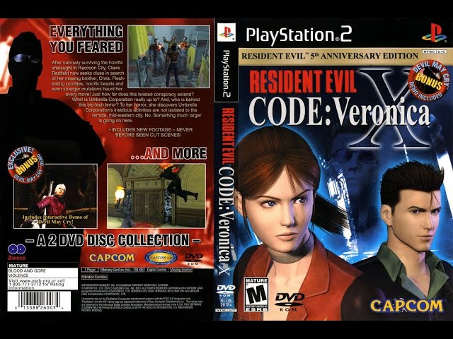 Resident Evil – Code: Veronica X (PS2-BR):FINAL - Chave libelula/ Alexia/ Chris e Wesker/ FIM