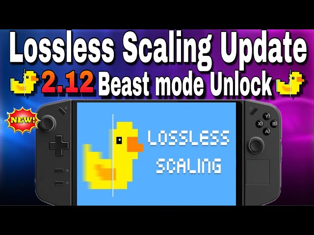 Lenovo Legion Go Lossless Scaling Update 2.12 Resolution Scale Is Unmatched