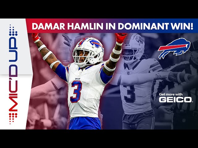 Damar Hamlin Mic'd Up in DOMINANT WIN Over Seahawks! | Buffalo Bills