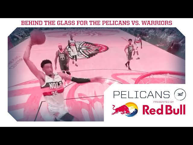 Pelicans vs Warriors Highlights in 360 | Red Bull Energy Cam | New Orleans Pelicans