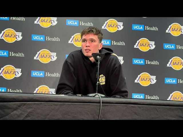 Lakers Rookie Dalton Knecht On His Breakout Performance Vs. Grizzlies