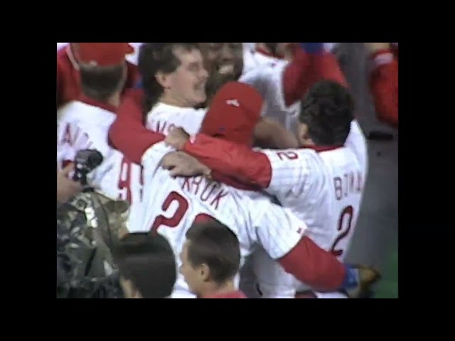 The Philadelphia Phillies beat the Atlanta Braves in the 1993 NLCS to advance to World Series!