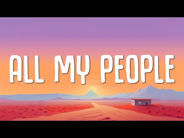 Confidence Man x Sweely - All My People (Lyrics)