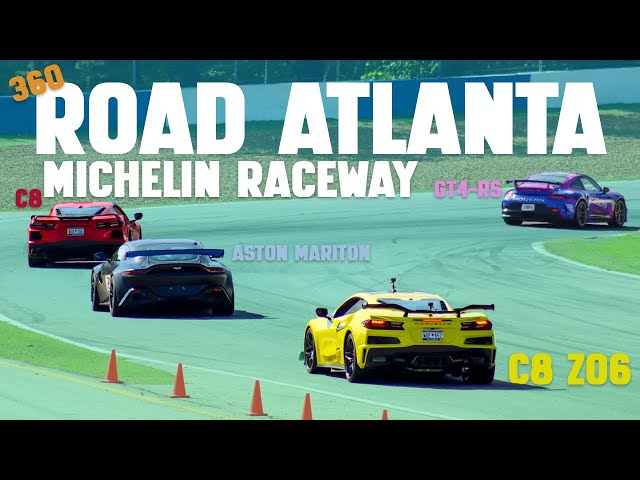 360° Degree: Track Day C8 Z06 around Road Atlanta