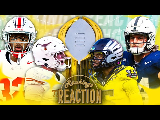 How far do Miami, Georgia drop? Can Colorado Make the CFP? | Rankings Reaction 🏈