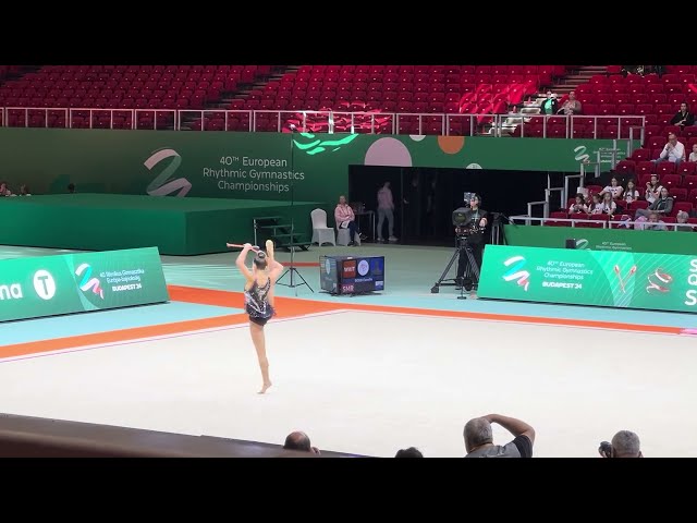 Rhythmic Gymnastics European Championships 2024- Anna KHUTSISHVILI (GEO) Clubs Qualification