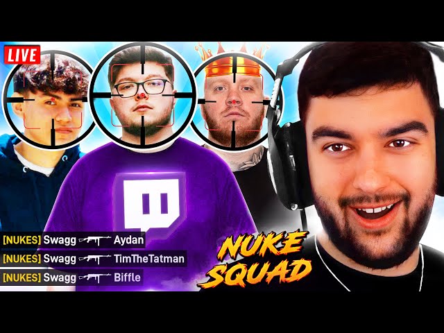 FaZe Nuke Squad Reacts to KILLING WARZONE STREAMERS!