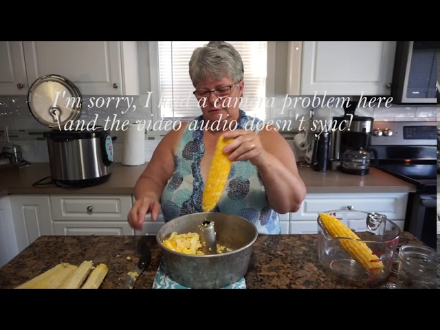 Canning Sweet Corn with Nesco Canner