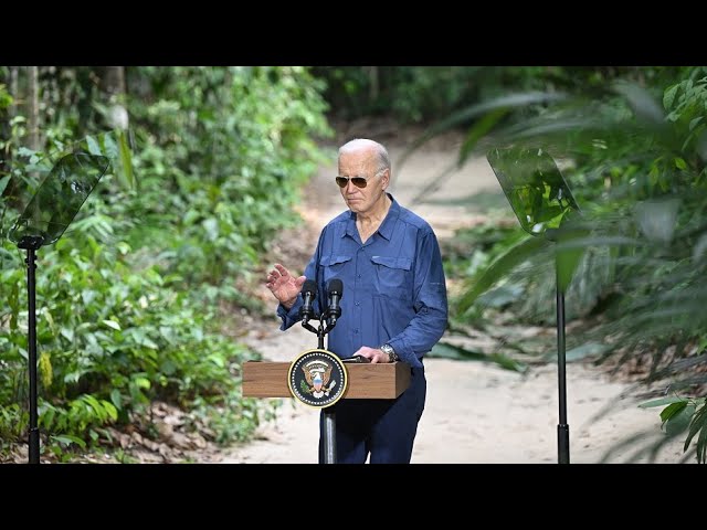 Biden Wanders Into Amazon Jungle After Remarks