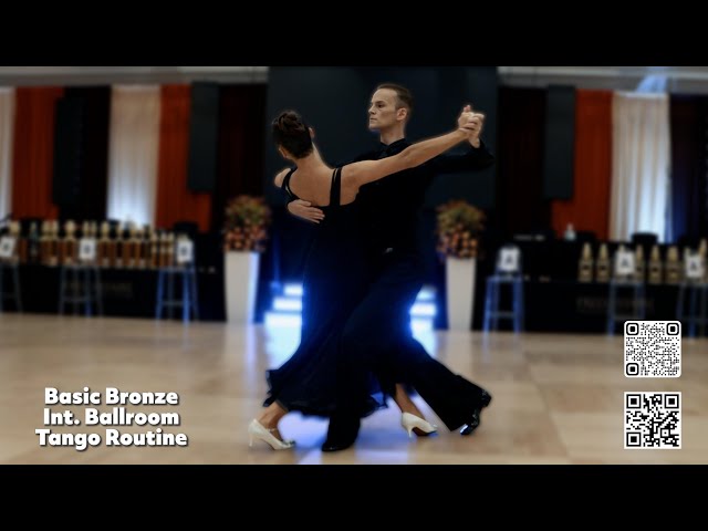 Basic Bronze International Ballroom Tango Routine by Ilya Golovanov & Anastasiia Kovalenko