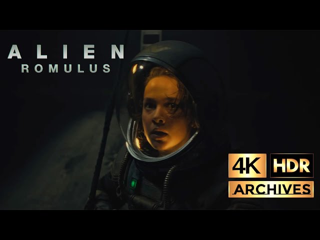 Alien: Romulus [ 4K - HDR ] Final Fight 3/4 - Rain Vs Xenomorph Hybrid (2024)