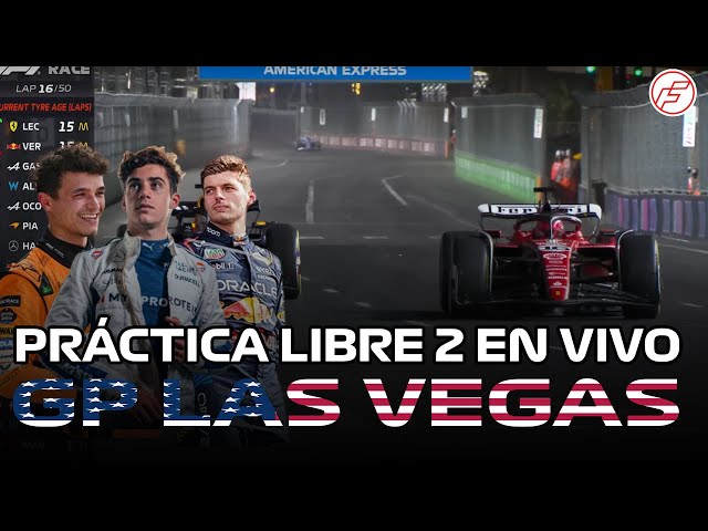 🔴 GP DE LAS VEGAS EN VIVO - PRÁCTICA LIBRE 2 - FRANCO COLAPINTO EN WILLIAMS |FORMULA EXTREMA