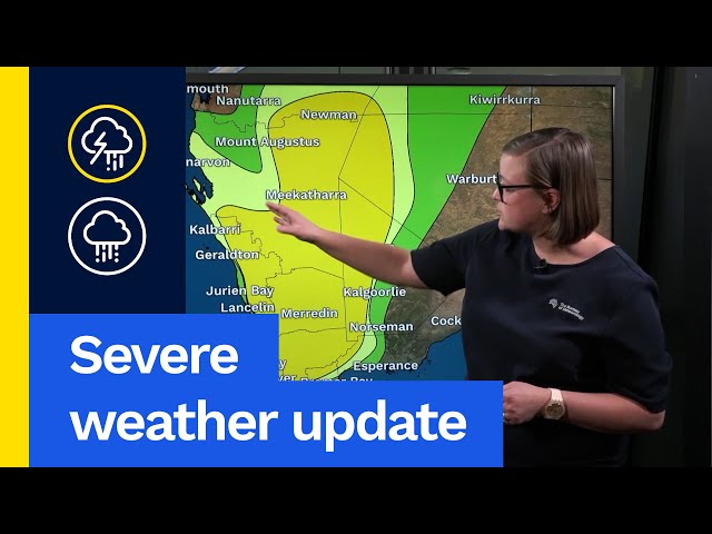 Severe Weather Update 18 November 2024: Rain and severe storms developing for Western Australia