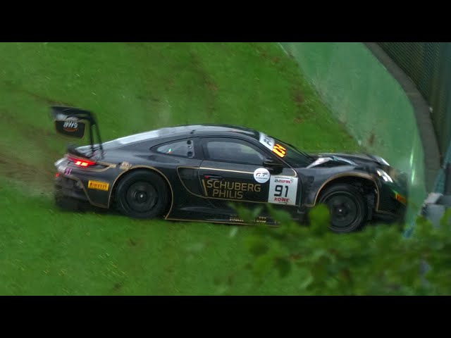 24H Spa Test Day 2024 - CRASH, MISTAKES, CONTACT + ACTION