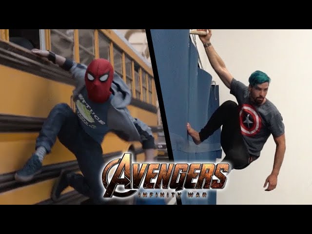 Stunts from Avengers Infinity War In Real Life (Marvel, Parkour)