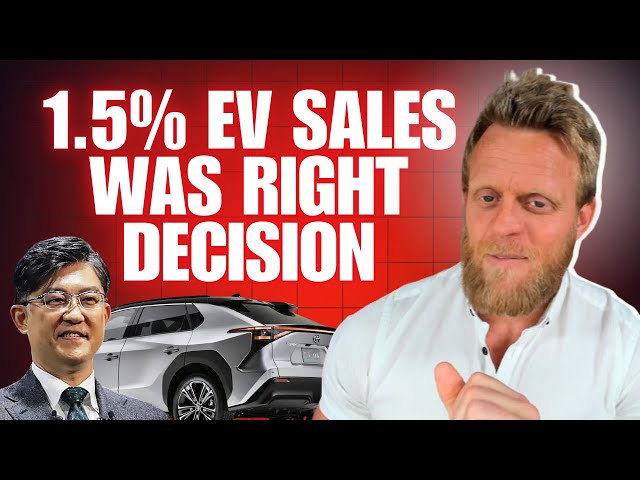 Toyota claims victory: ‘We got it right’ on electric-car strategy'