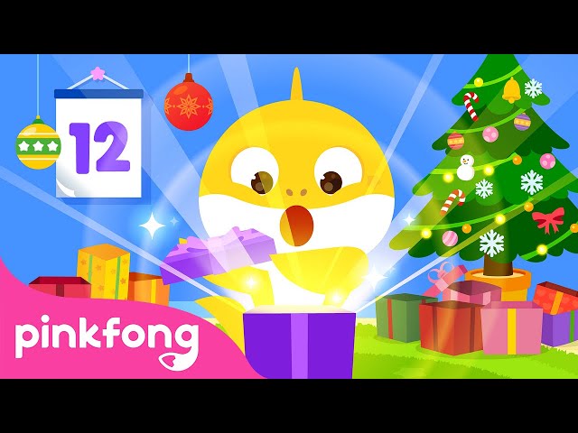 12 Days of Christmas 🎄| Baby Shark Pinkfong Carols | Christmas Songs for Kids |  Baby Shark Songs