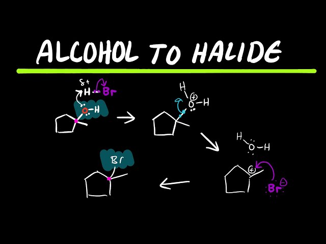 Alcohol to Halide Reaction Example