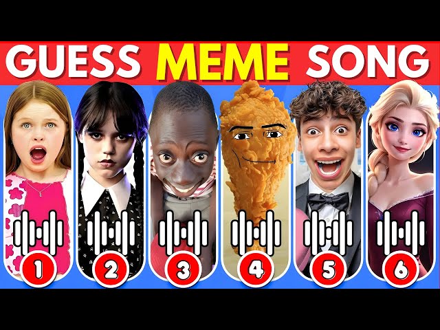 GUESS MEME & WHO'S SINGING🎤🎵🔥 Salish Matter, King Ferran, MrBeast, Elsa, Gegagedigedagedago, Tenge