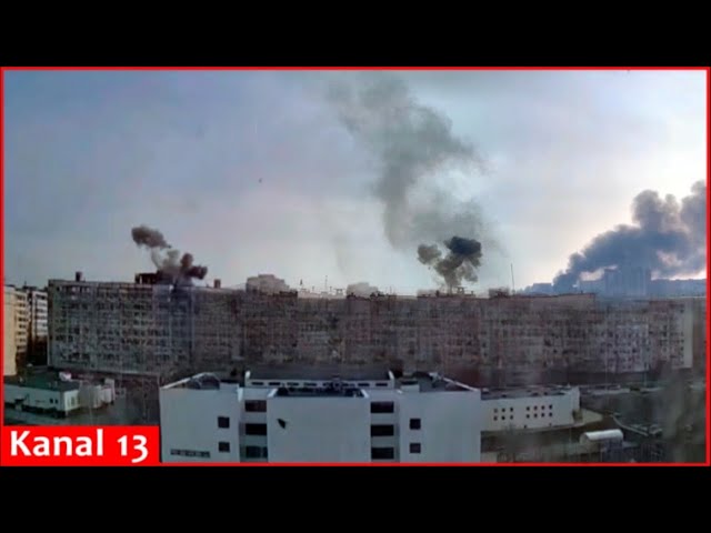 Ukrainian drones launch massive attack on Moscow, fire occurs, flights at the airport are postponed