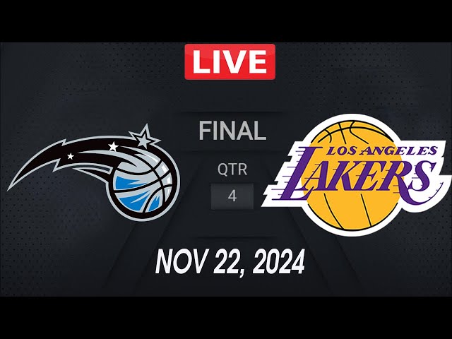 NBA LIVE! Los Angeles Lakers vs Orlando Magic | November 22, 2024 | NBA Season LIVE! 2K25