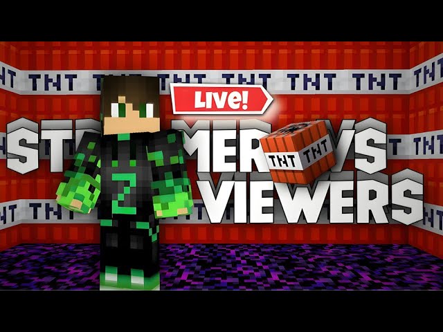 Minecraft Streamer VS Viewers (TNT Game) #shorts #minecraft