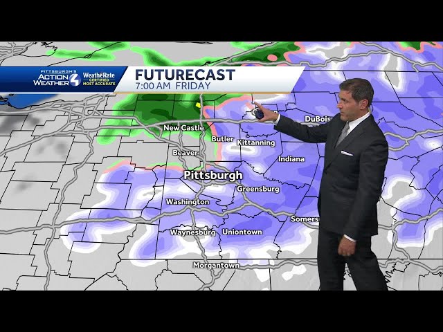 Impact Day: Rain and snow showers Friday