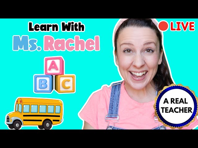 🔴 Wheels on the Bus - Nursery Rhymes & Kids Songs - Toddler Learning Video - Ms Rachel