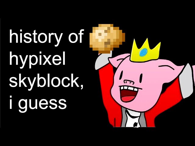 complete history of hypixel skyblock, i guess